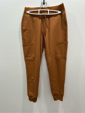 Mandala petite xs toffee brown  Drawstring Jogger scrub Pants